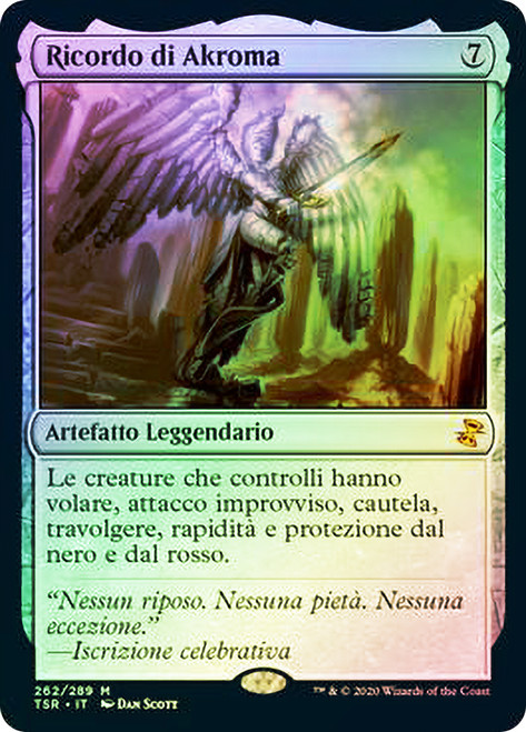Akroma's Memorial\nTime Spiral Remastered - Italian\nSingle\nMagic The Gathering