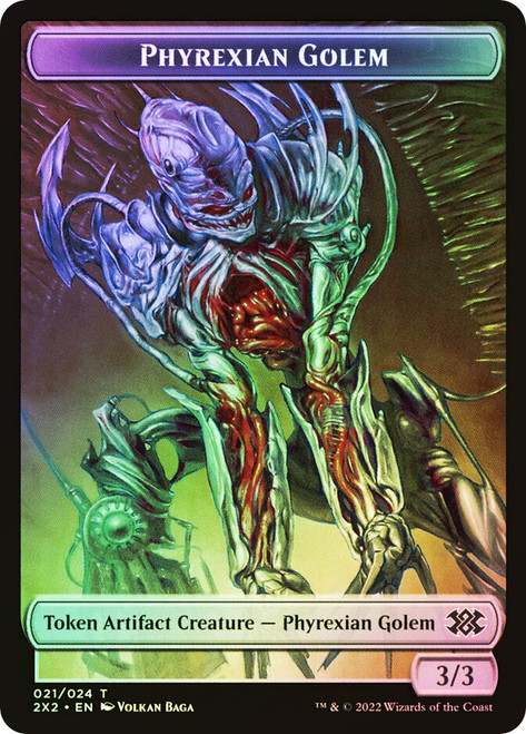 {Phyrexian Golem Token} // {Saproling Token}
Double Masters 2022
Single
Magic: The Gathering