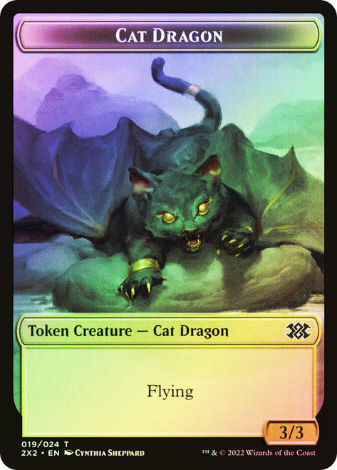 {Cat Dragon Token} // {Eldrazi Scion Token}
Double Masters 2022
Single
Magic: The Gathering