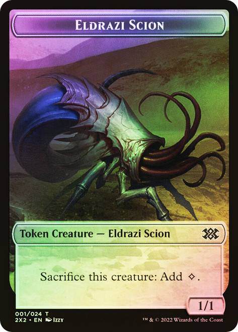 {Eldrazi Scion Token} // {Faerie Rogue Token}
Double Masters 2022
Single
Magic: The Gathering