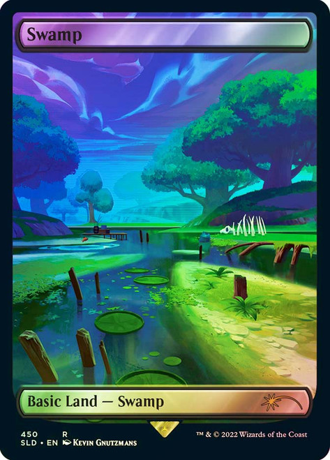 Swamp (Secret Lair) (#450) (Full Art)\nPromo: General\nSingle\nMagic The Gathering