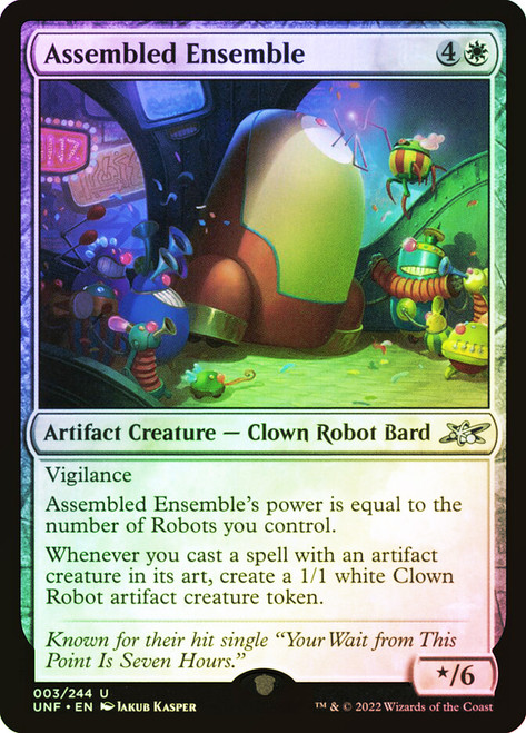 Assembled Ensemble\nUnfinity\nSingle\nMagic The Gathering