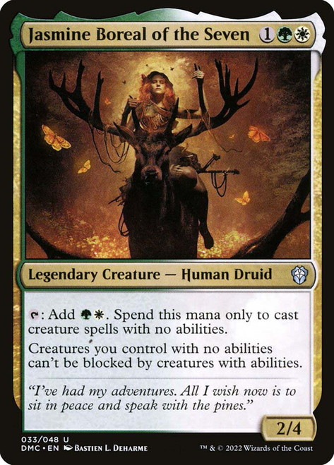 Jasmine Boreal of the Seven\nDominaria United Commander\nSingle\nMagic The Gathering