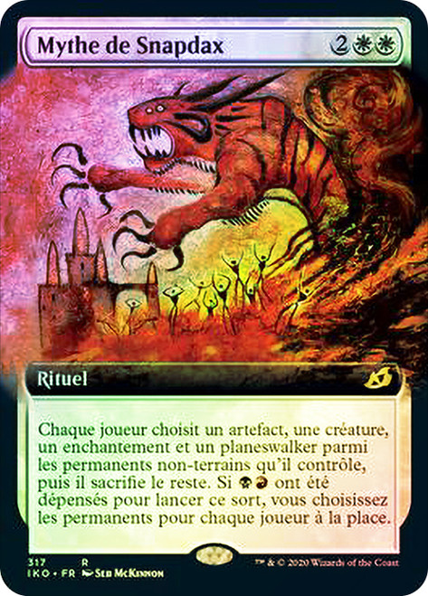 Mythos of Snapdax (Extended Art) | Ikoria: Lair of Behemoths