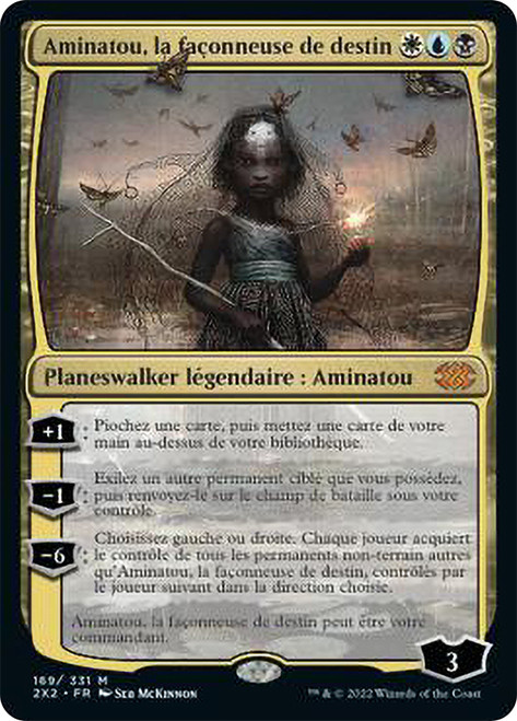 Aminatou, the Fateshifter\nDouble Masters 2022 - French\nSingle\nMagic The Gathering