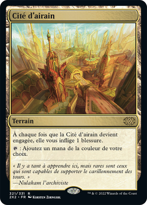 City of Brass\nDouble Masters 2022 - French\nSingle\nMagic The Gathering