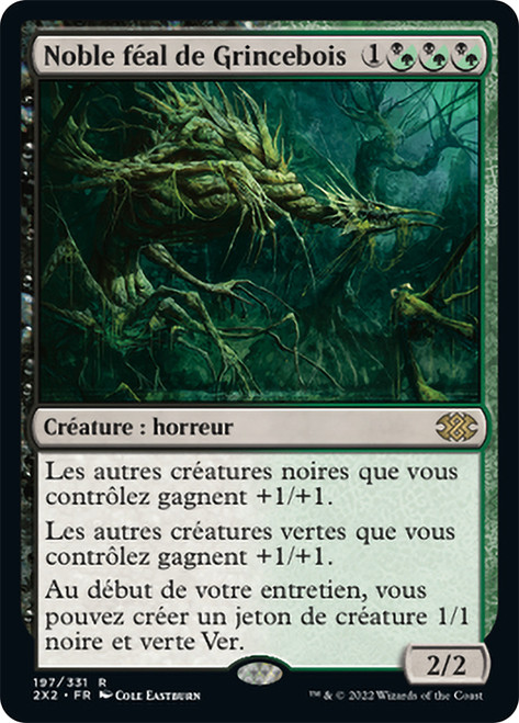 Creakwood Liege\nDouble Masters 2022 - French\nSingle\nMagic The Gathering
