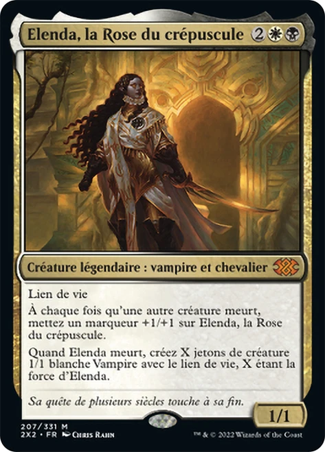 Elenda, the Dusk Rose\nDouble Masters 2022 - French\nSingle\nMagic The Gathering