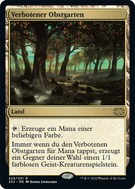 Forbidden Orchard\nDouble Masters 2022 - German\nSingle\nMagic The Gathering