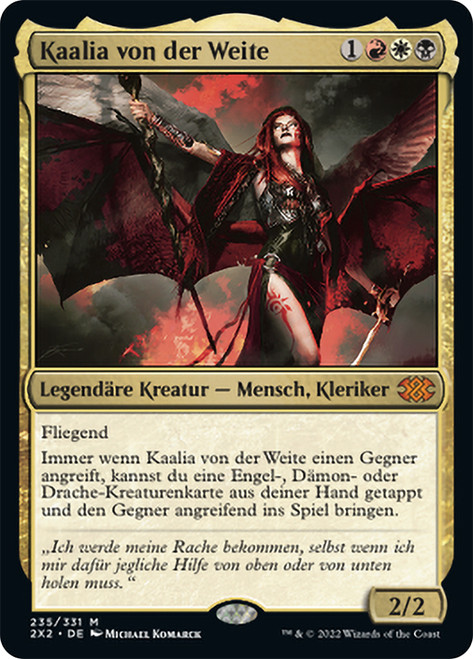 Kaalia of the Vast\nDouble Masters 2022 - German\nSingle\nMagic The Gathering