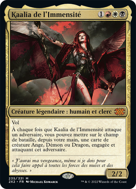Kaalia of the Vast\nDouble Masters 2022 - French\nSingle\nMagic The Gathering