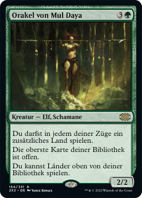 Oracle of Mul Daya\nDouble Masters 2022 - German\nSingle\nMagic The Gathering