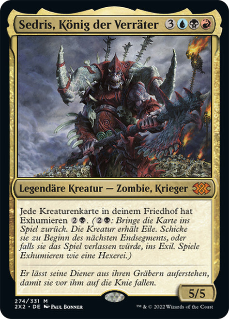 Sedris, the Traitor King\nDouble Masters 2022 - German\nSingle\nMagic The Gathering