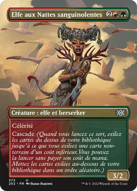 Bloodbraid Elf (Borderless)\nDouble Masters 2022 - Variants - French\nSingle\nMagic The Gathering