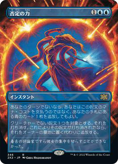 Force of Negation (Borderless) | Double Masters 2022 - Variants 