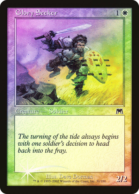 Glory Seeker\nOnslaught\nSingle\nMagic The Gathering