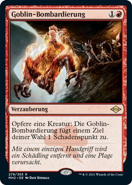 Goblin Bombardment\nModern Horizons 2 - German\nSingle\nMagic The Gathering