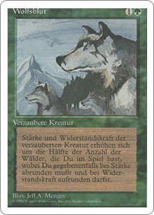 Aspect of Wolf\n3rd Edition / Revised - German\nSingle\nMagic The Gathering