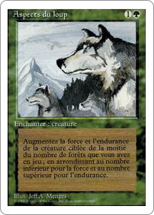Aspect of Wolf\n3rd Edition / Revised - French\nSingle\nMagic The Gathering