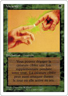 Instill Energy\n3rd Edition / Revised - French\nSingle\nMagic The Gathering