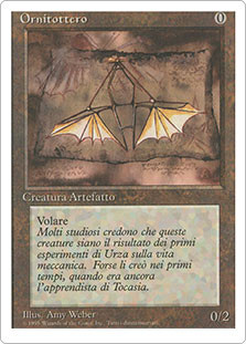 Ornithopter\n3rd Edition / Revised - Italian\nSingle\nMagic The Gathering