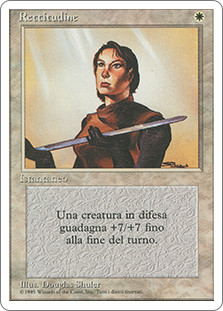 Righteousness\n3rd Edition / Revised - Italian\nSingle\nMagic The Gathering