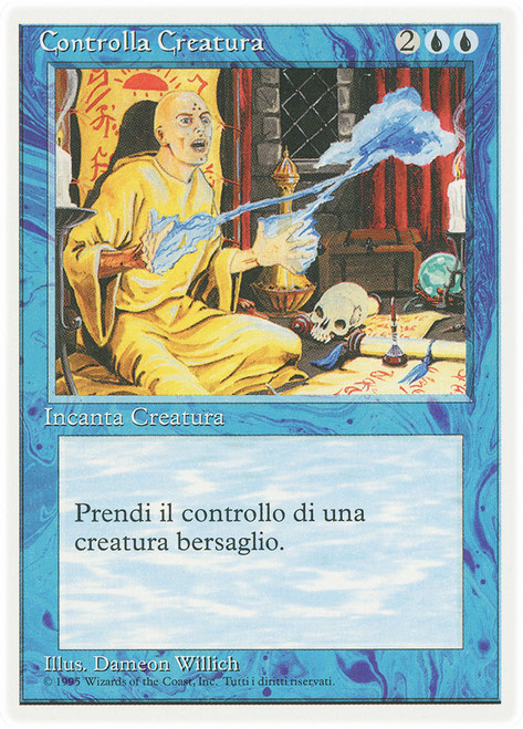 Control Magic\n4th Edition - Italian\nSingle\nMagic The Gathering