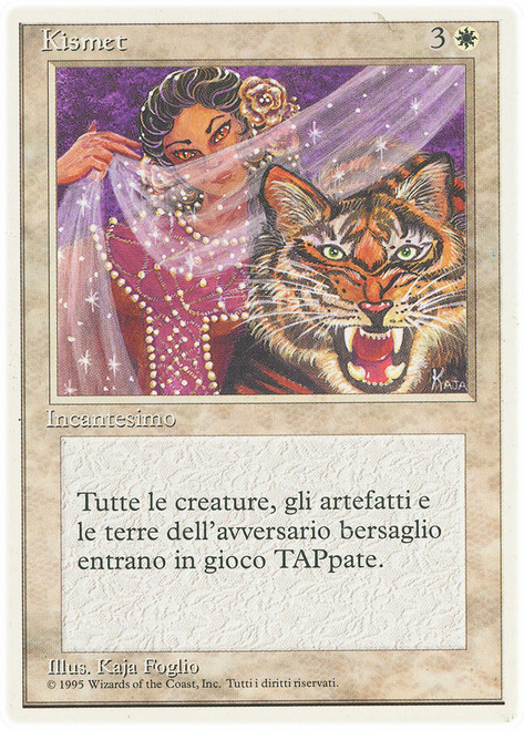 Kismet\n4th Edition - Italian\nSingle\nMagic The Gathering