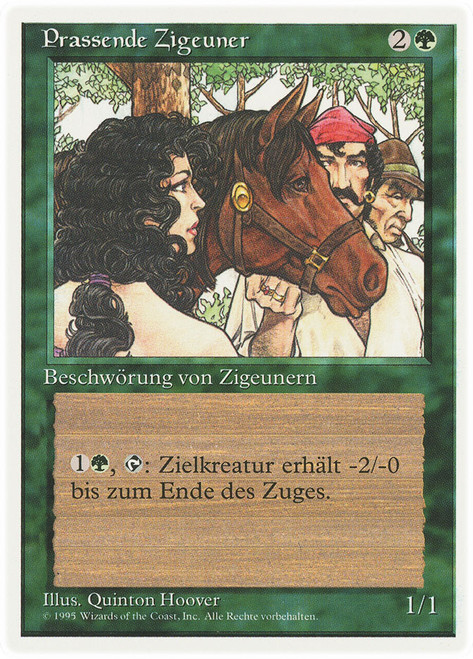 Pradesh Gypsies\n4th Edition - German\nSingle\nMagic The Gathering