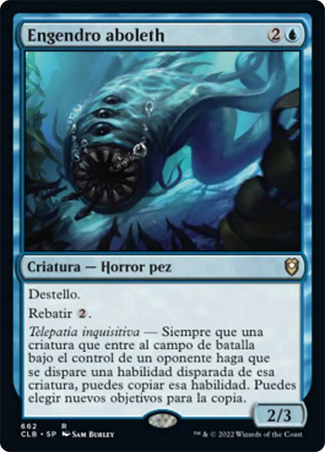 Aboleth Spawn\nCommander Legends: Battle for Baldur's Gate - Spanish\nSingle\nMagic The Gathering