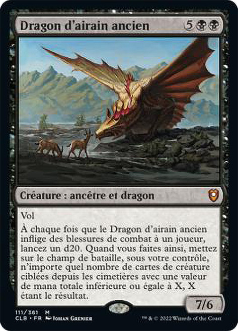 Ancient Brass Dragon\nCommander Legends: Battle for Baldur's Gate - French\nSingle\nMagic The Gathering