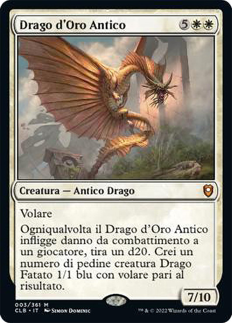 Ancient Gold Dragon | Commander Legends: Battle for Baldur's Gate