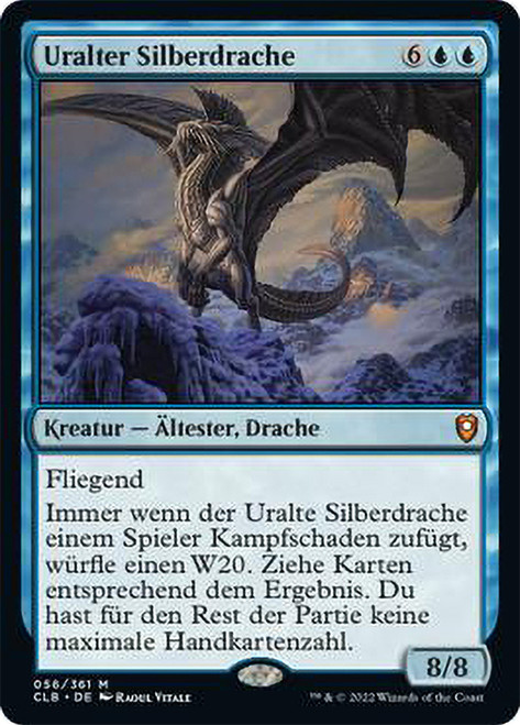 Ancient Silver Dragon\nCommander Legends: Battle for Baldur's Gate - German\nSingle\nMagic The Gathering