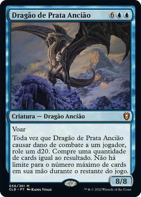 Ancient Silver Dragon\nCommander Legends: Battle for Baldur's Gate - Portuguese\nSingle\nMagic The Gathering