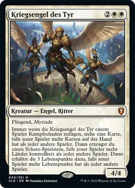 Battle Angels of Tyr\nCommander Legends: Battle for Baldur's Gate - German\nSingle\nMagic The Gathering