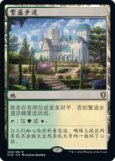 Bountiful Promenade\nCommander Legends: Battle for Baldur's Gate - Chinese - Simplified\nSingle\nMagic The Gathering