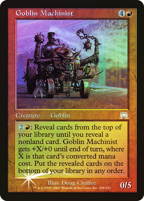 Goblin Machinist\nOnslaught\nSingle\nMagic The Gathering
