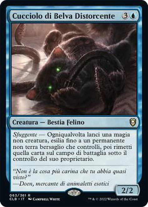 Displacer Kitten\nCommander Legends: Battle for Baldur's Gate - Italian\nSingle\nMagic The Gathering