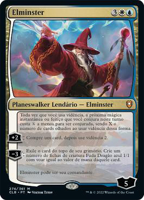 Elminster\nCommander Legends: Battle for Baldur's Gate - Portuguese\nSingle\nMagic The Gathering