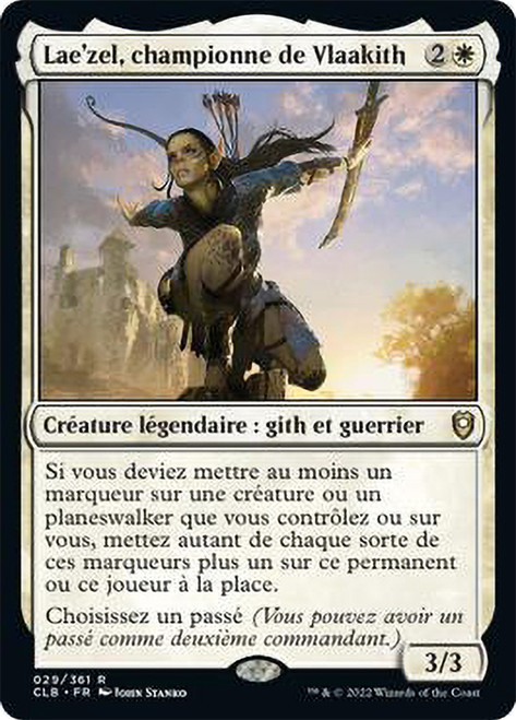 Lae'zel, Vlaakith's Champion\nCommander Legends: Battle for Baldur's Gate - French\nSingle\nMagic The Gathering