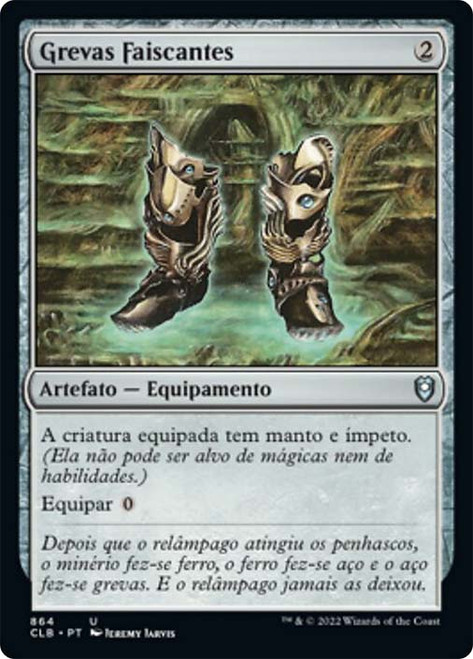 Lightning Greaves\nCommander Legends: Battle for Baldur's Gate - Portuguese\nSingle\nMagic The Gathering