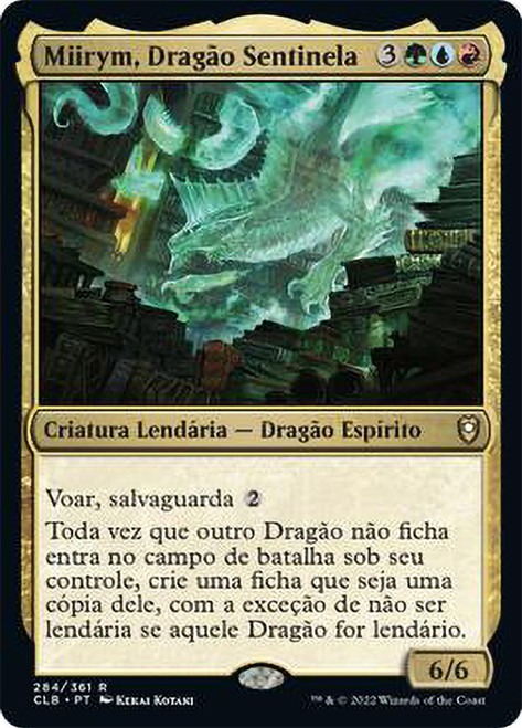 Miirym, Sentinel Wyrm\nCommander Legends: Battle for Baldur's Gate - Portuguese\nSingle\nMagic The Gathering