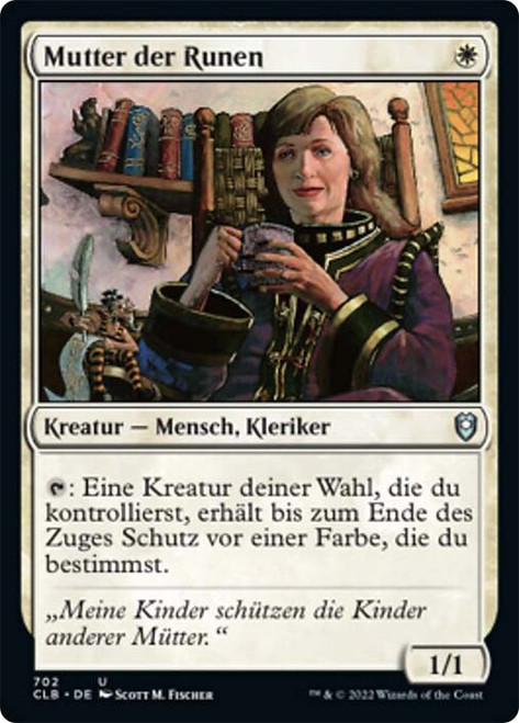 Mother of Runes\nCommander Legends: Battle for Baldur's Gate - German\nSingle\nMagic The Gathering