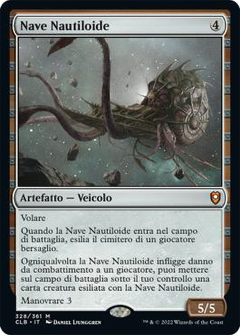 Nautiloid Ship\nCommander Legends: Battle for Baldur's Gate - Italian\nSingle\nMagic The Gathering