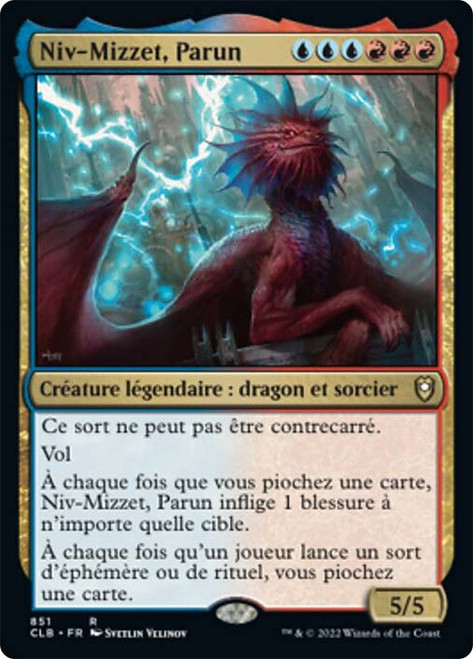 Niv-Mizzet, Parun\nCommander Legends: Battle for Baldur's Gate - French\nSingle\nMagic The Gathering