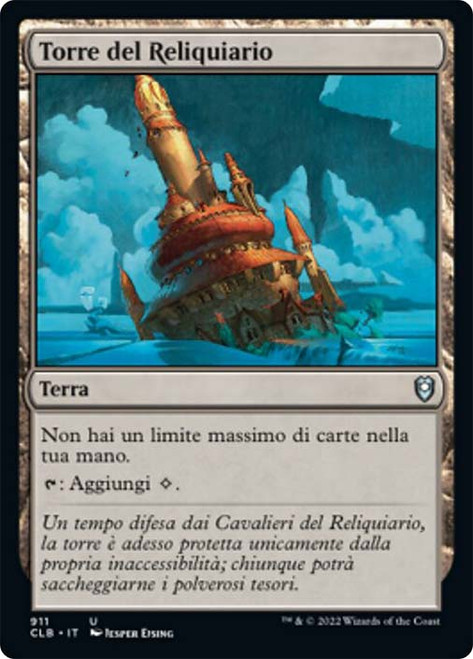 Reliquary Tower\nCommander Legends: Battle for Baldur's Gate - Italian\nSingle\nMagic The Gathering