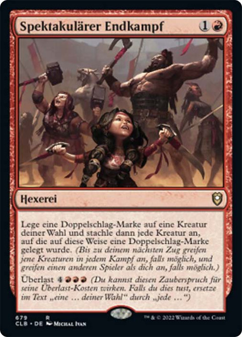 Spectacular Showdown\nCommander Legends: Battle for Baldur's Gate - German\nSingle\nMagic The Gathering