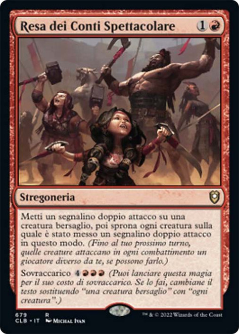 Spectacular Showdown\nCommander Legends: Battle for Baldur's Gate - Italian\nSingle\nMagic The Gathering