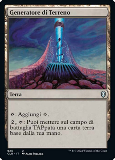 Terrain Generator\nCommander Legends: Battle for Baldur's Gate - Italian\nSingle\nMagic The Gathering