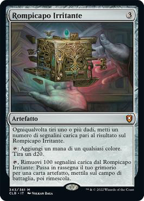 Vexing Puzzlebox\nCommander Legends: Battle for Baldur's Gate - Italian\nSingle\nMagic The Gathering